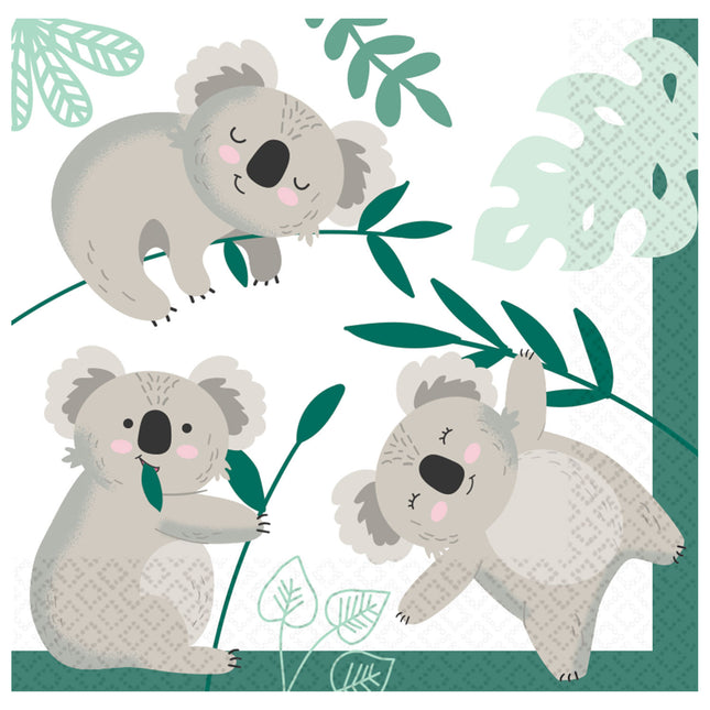 Serviettes Koala 33cm 16pcs