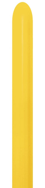 Ballons à modeler avec embout jaune 5cm 152cm 50pcs