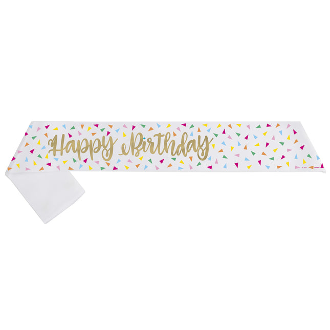 Confettis pour la ceinture de joyeux anniversaire