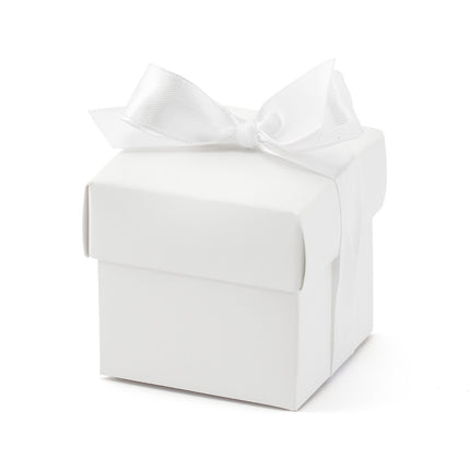 Boîtes cadeaux Cube Bow 5.2cm 10pcs