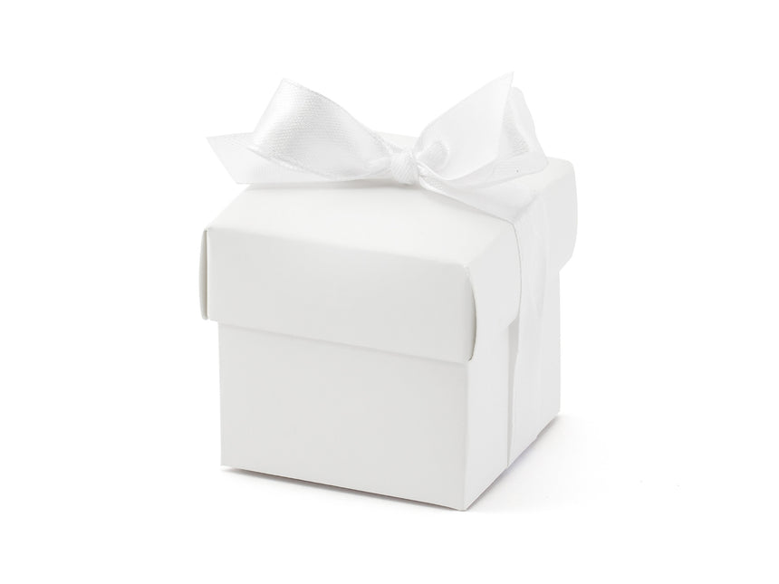 Boîtes cadeaux Cube Bow 5.2cm 10pcs