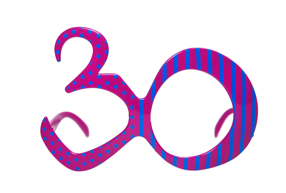 Lunettes 30 ans Fuchsia