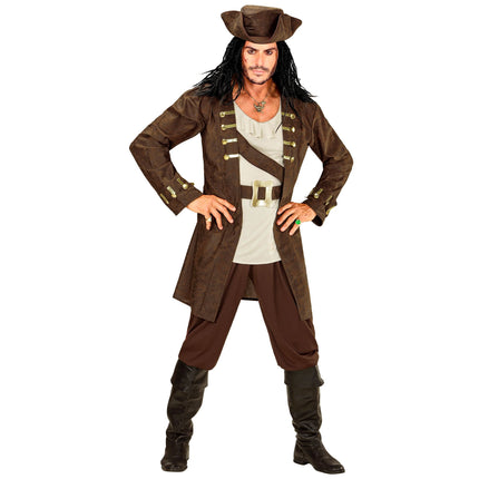 Pirate costume Taupe Brown Nude Hommes