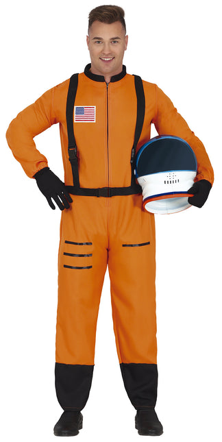 Combinaison d'astronaute orange pour homme