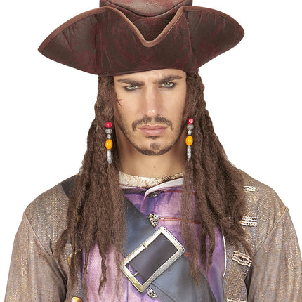 Chapeau de pirate marron