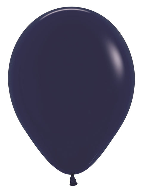 Ballons de baudruche bleu marine 30cm 50pcs