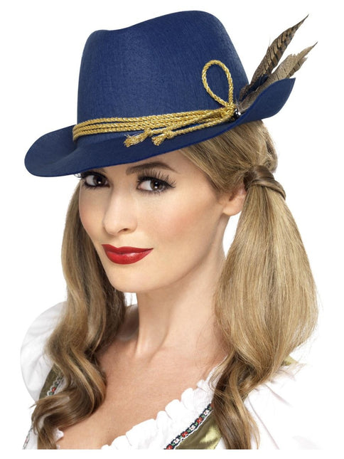 Chapeau Oktoberfest Tiroler Bleu