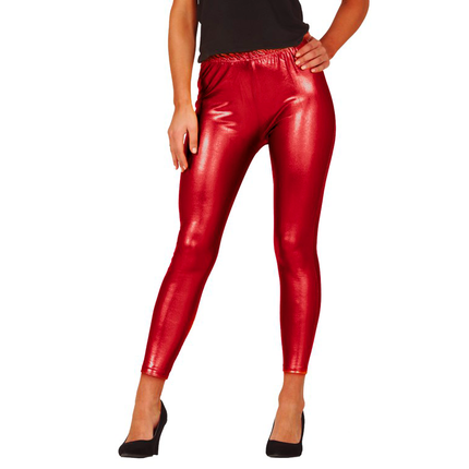 Legging rouge métallisé 1m