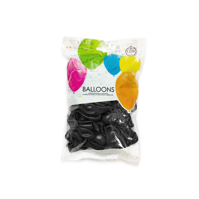 Ballons noirs 13cm 100pcs