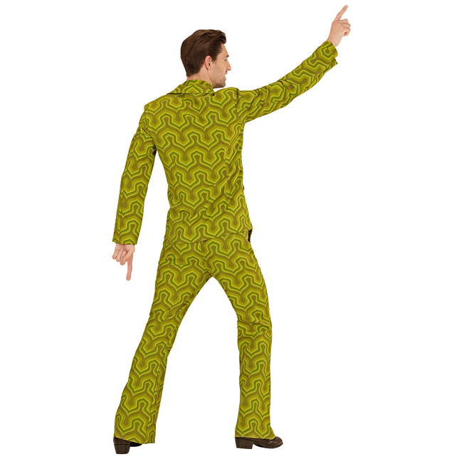 Costume Disco 70S Homme Vert