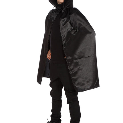 Cape d'Halloween Noir Enfant Dracula