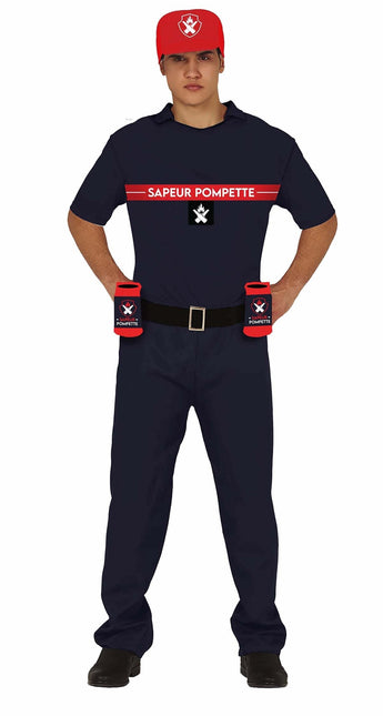 Sapeur Pompette Costume Homme L