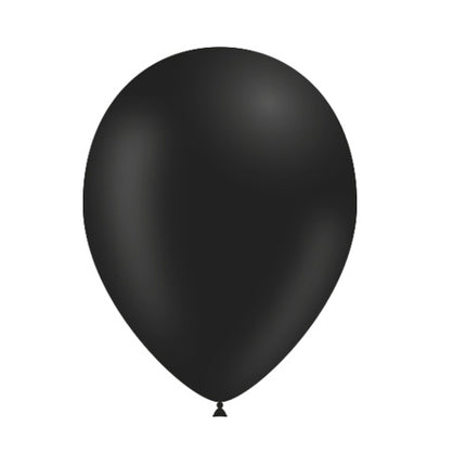 Ballons noirs 25cm 50pcs