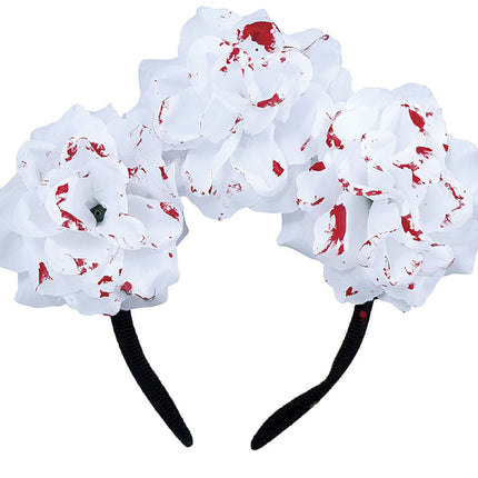 Bandeau de cheveux Bloody Flowers