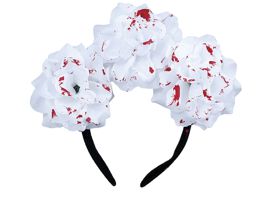 Bandeau de cheveux Bloody Flowers