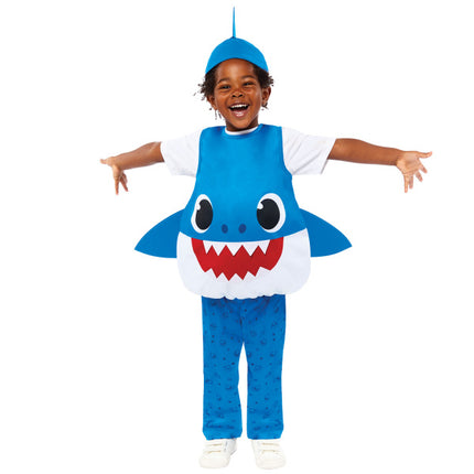 Costume enfant bébé requin bleu papa