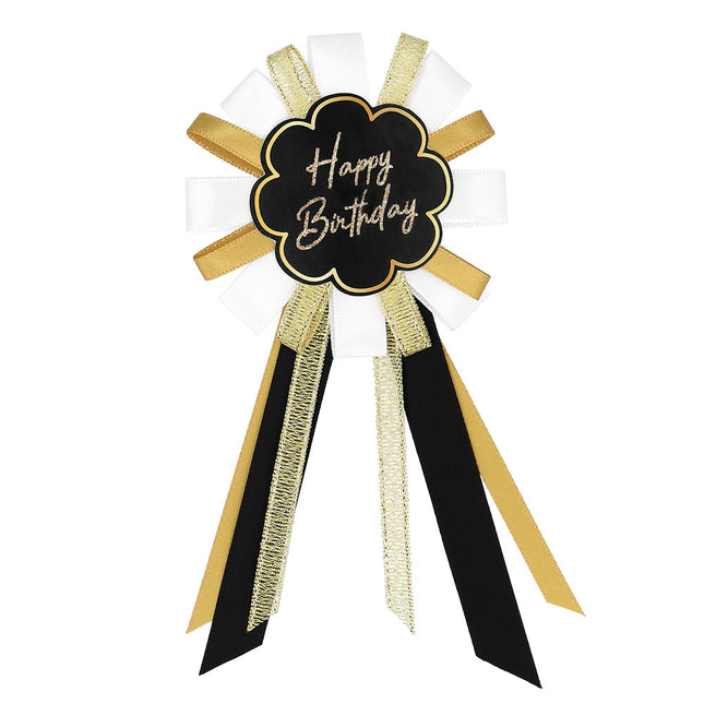 Rosette Joyeux Anniversaire 7.5cm