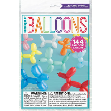 Ballons à modeler 32cm 144pcs