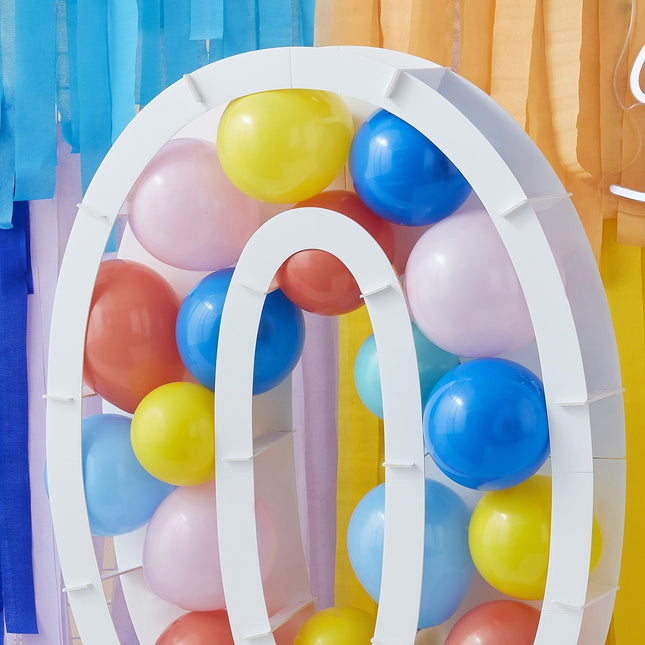 Ballons blancs Standard 0 an 81cm