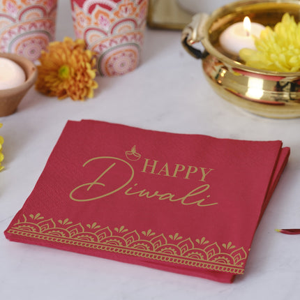 Serviettes Diwali 16cm 16pcs