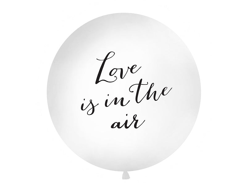 Ballon blanc Love Is In The Air 90cm