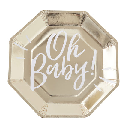 Assiettes Oh Baby 25cm 8pcs