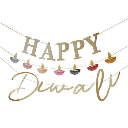 Guirlande de lettres Diwali 1.5m