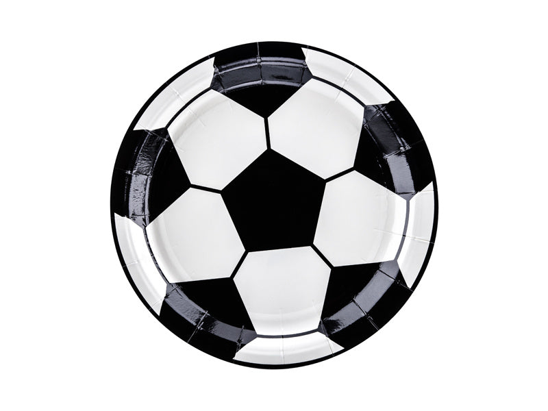 Assiettes de football 18cm 6pcs