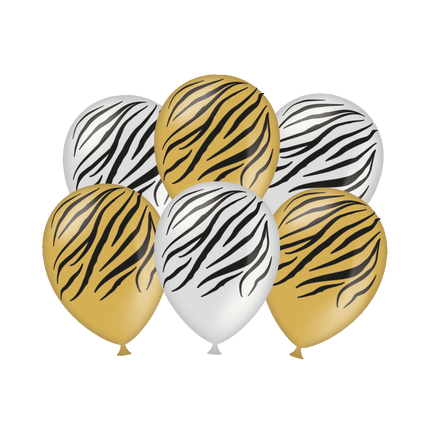 Ballons Zebra 30cm 6pcs