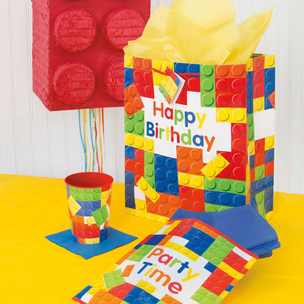 Ballon à l'hélium Lego Happy Birthday 45cm vide