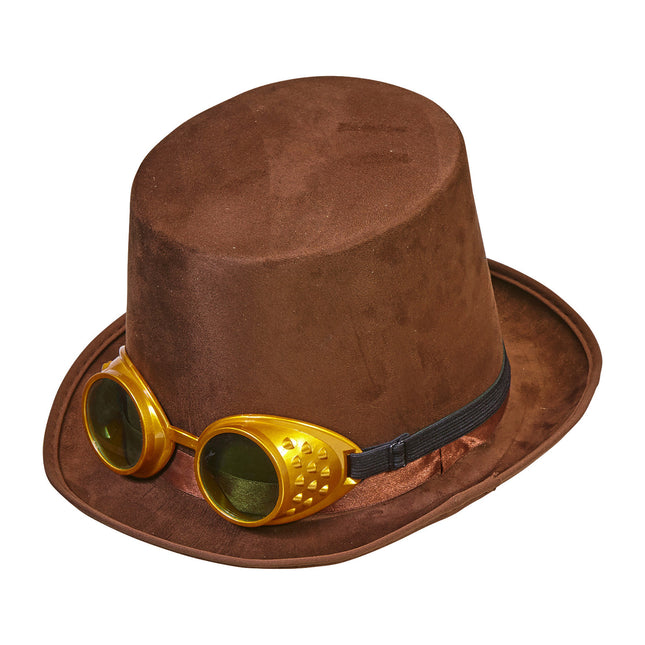 Chapeau Steampunk Marron