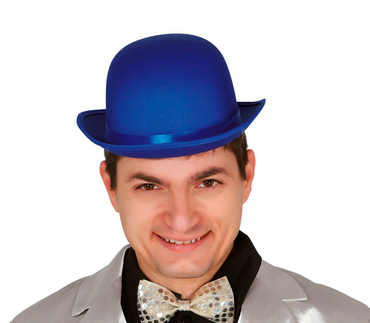 Chapeau melon bleu