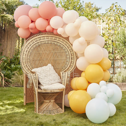 Arche de ballons Pastel Nude DIY Set