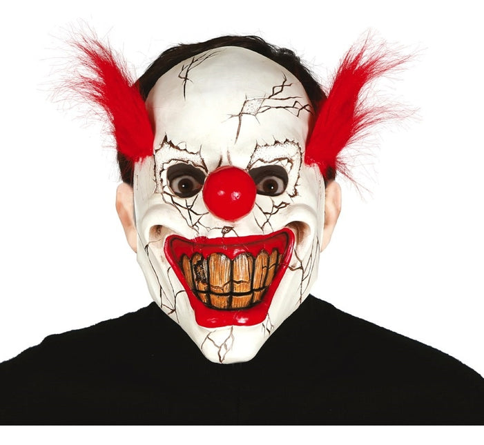 Masque d'Halloween Horreur Clown Cheveux