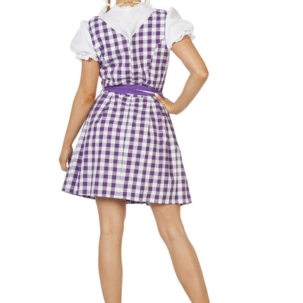 Robe Dirndl violette Oktoberfest Ladies