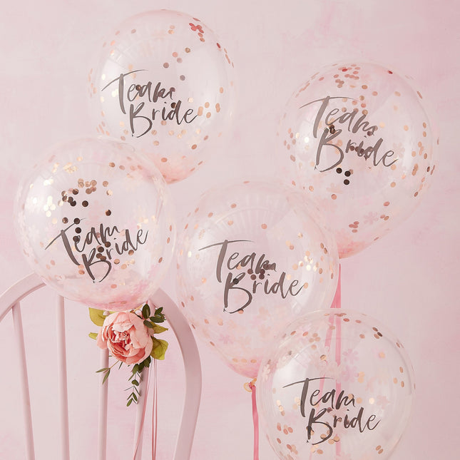 Ballons Team Bride 30cm 5pcs