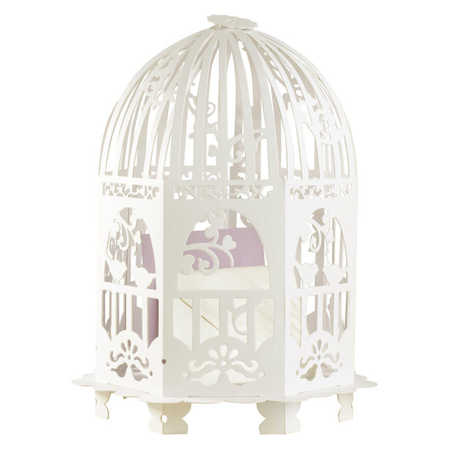 Beige Porte-cartes Birdcage 33cm