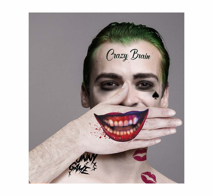 Faux tatouages d'Halloween Mr Smile