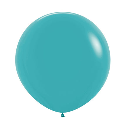 Ballons de baudruche bleu Caraïbes 61cm 10pcs