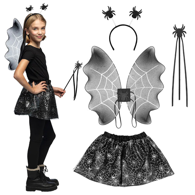 Ensemble d'accessoires d'Halloween fille 4 pièces