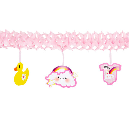 Guirlande de naissance Pendentifs pour bébé fille 4m