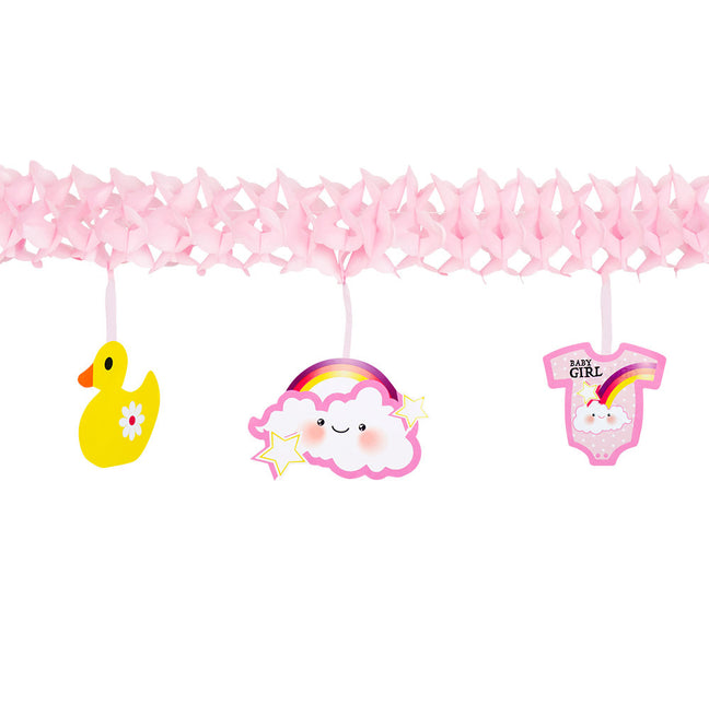 Guirlande de naissance Pendentifs pour bébé fille 4m