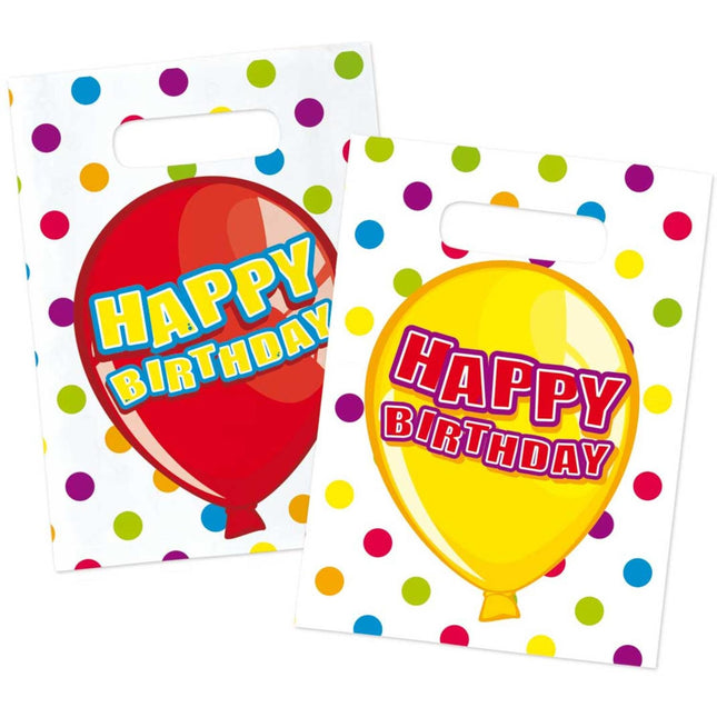 Sacs de partage pour les ballons de joyeux anniversaire 6pcs