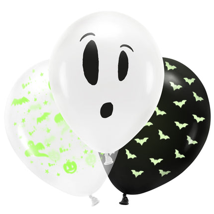 Halloween Balloons Blacklight 27cm 3pcs