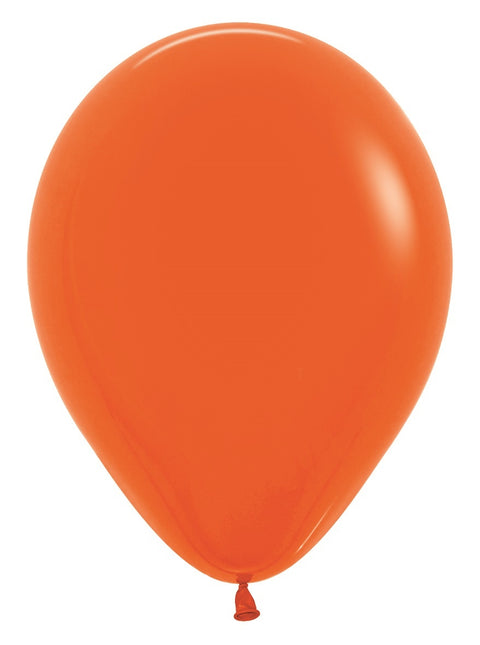 Ballons de baudruche Orange 30cm 12pcs