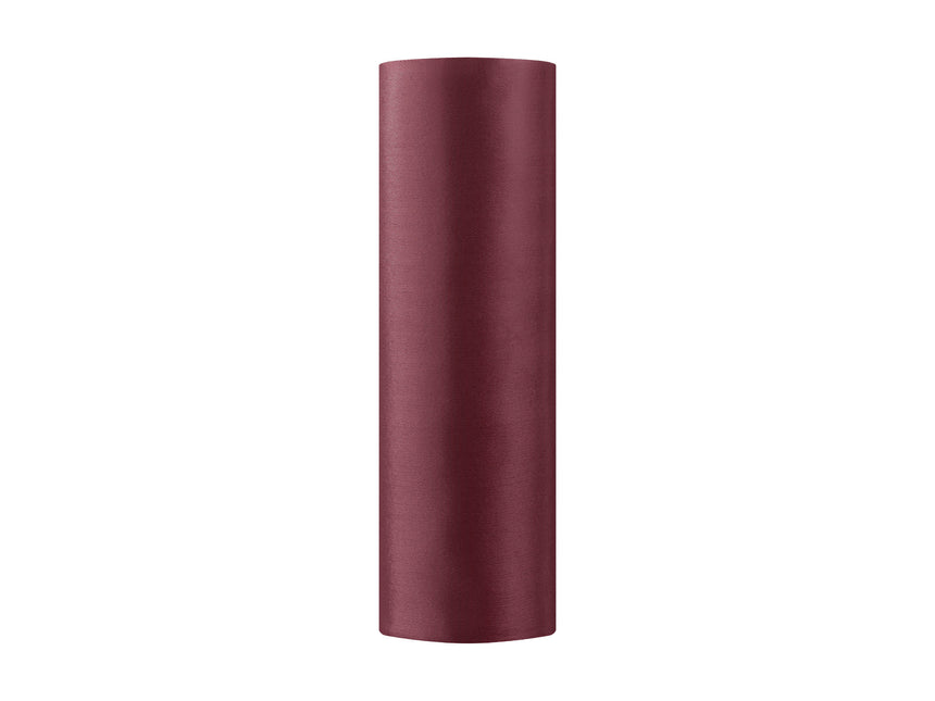 Chemin de table rouge bordeaux 16cm 9m