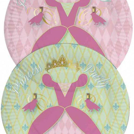 Assiettes Princesses 23cm Party 8pcs