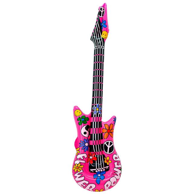 Hippie 60S fausse guitare gonflable 1.05m