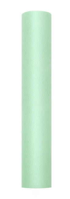 Rouleau de tulle vert menthe 30cm 9m