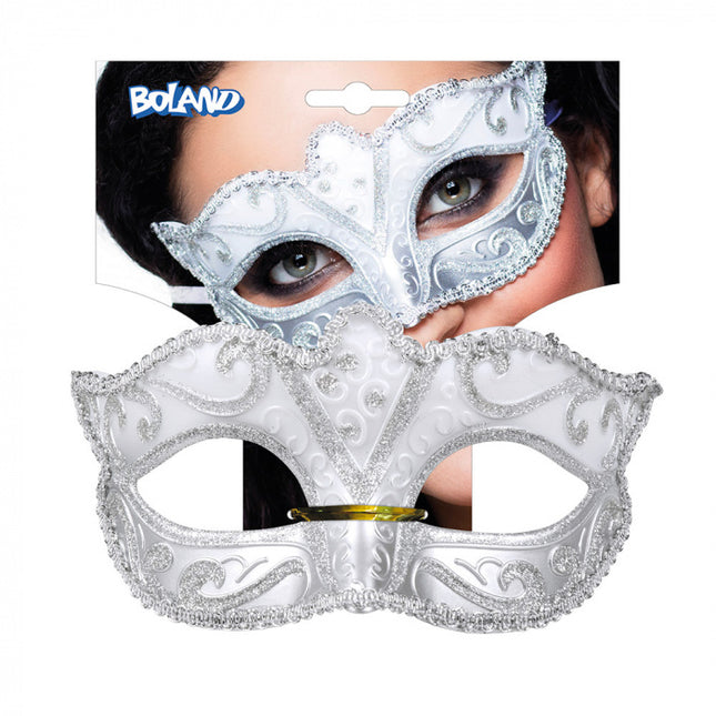 Masque pour les yeux Venice Felina Silver